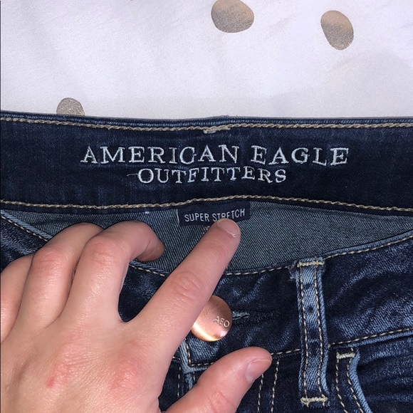 Dark Wash American Eagle Jeggings - Picture 3 of 3
